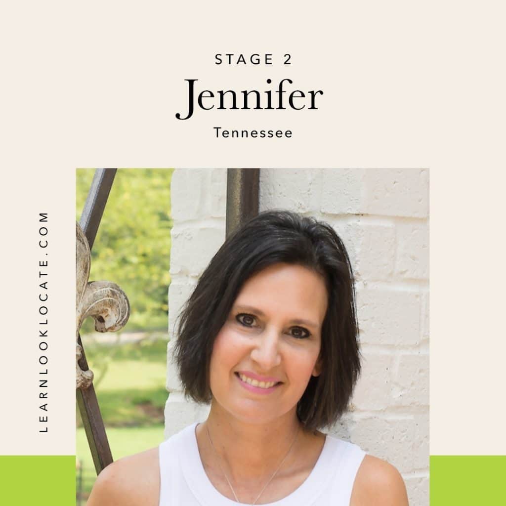 Jennifer, stage 2
