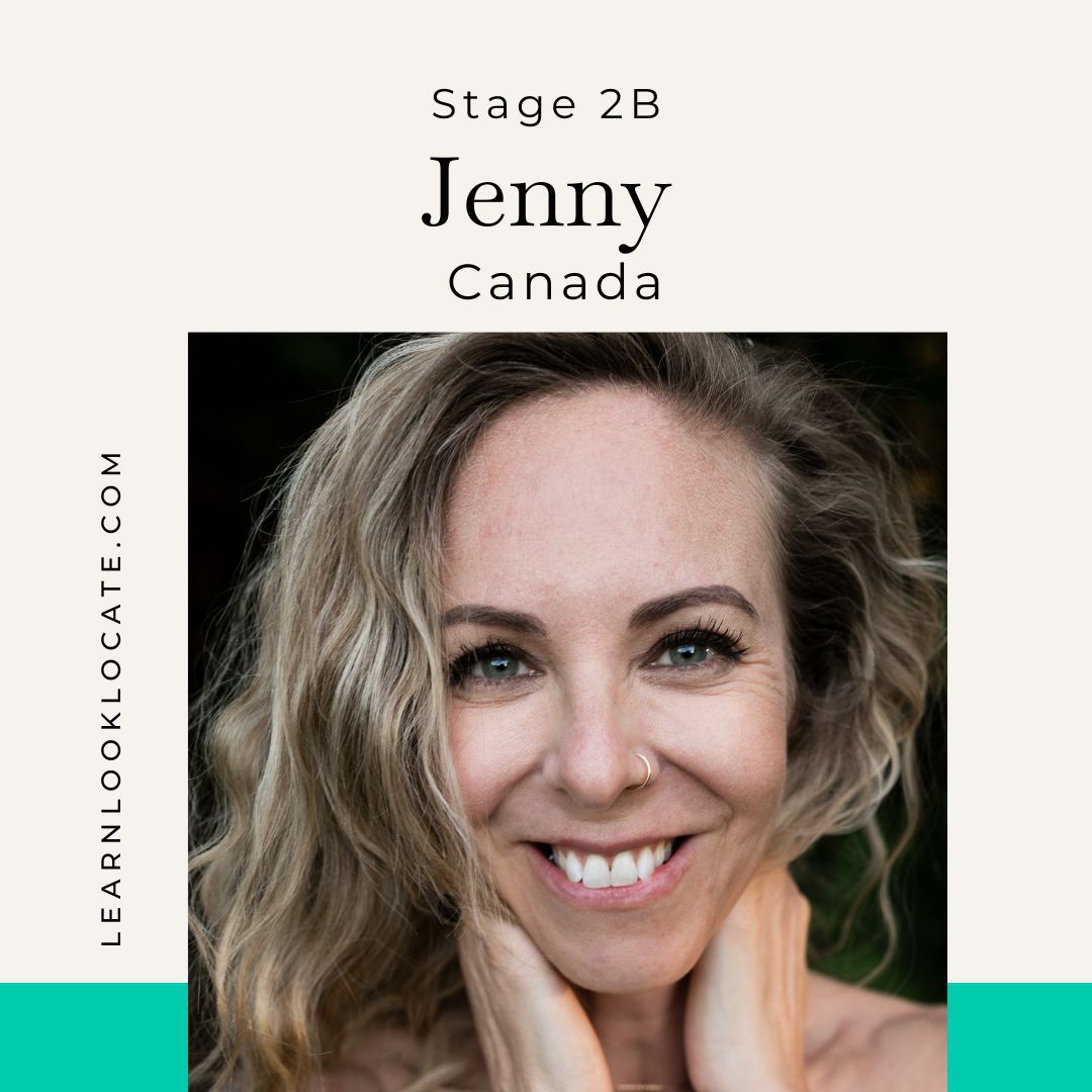 Headshot of Jenny from Canada, stage 2b.