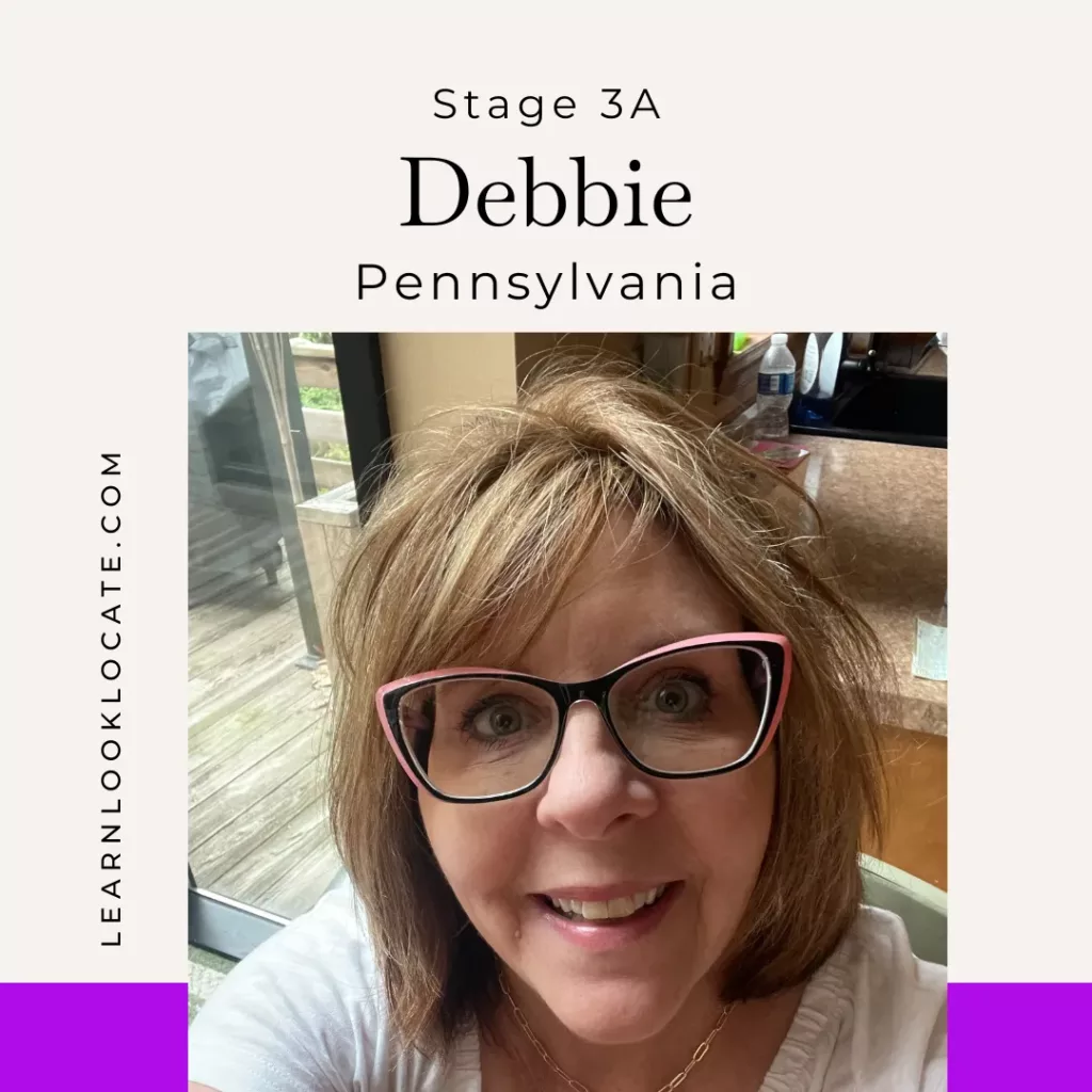 Debbie Comisac, Stage 3a
