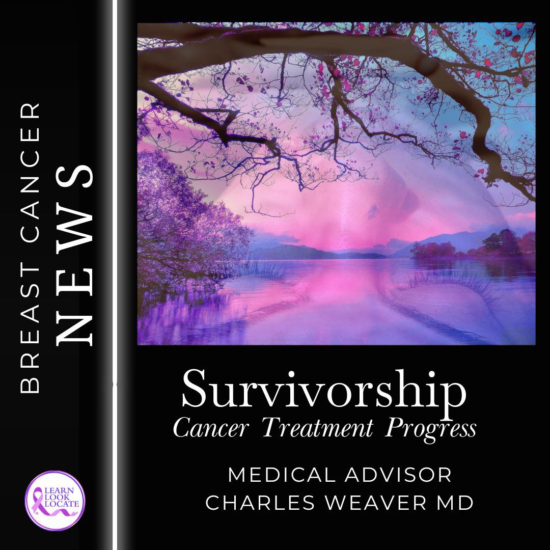 Serene landscape, "Survivorship Cancer Treatment Progress", Charles Weaver MD.