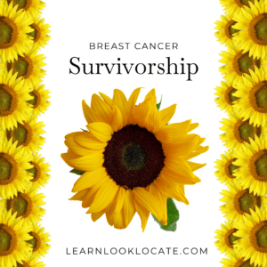 big beautiful sunflower with printed text saying, 