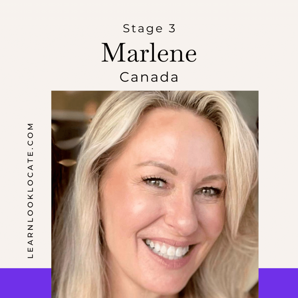 Marlene, stage 3 from Canada